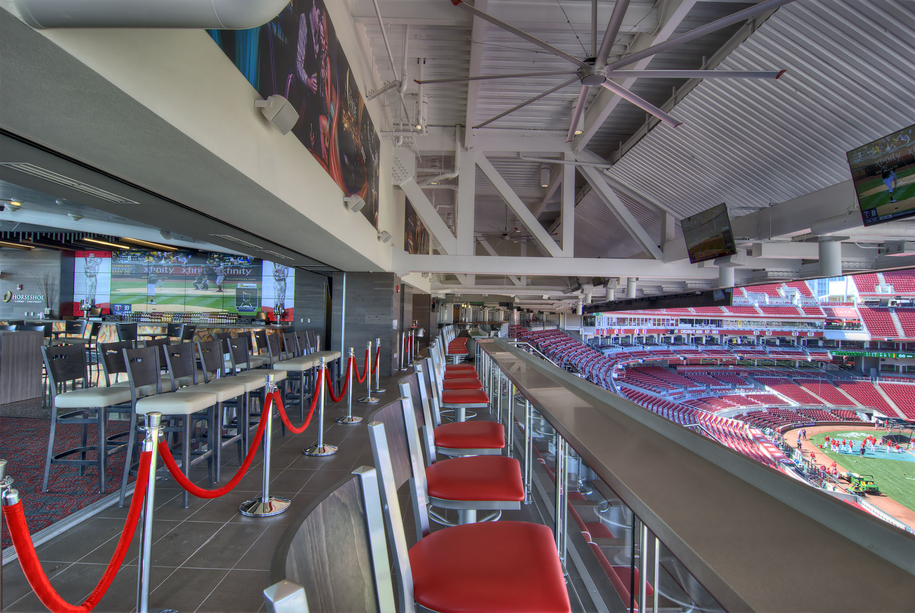 Great American Ballpark home of the Cincinnati Reds filled with